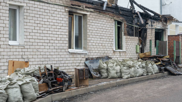 Professional Soot Cleanup technician working in Cleveland, TX